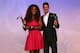 PARIS, FRANCE - JUNE 04: Serena Williams of United States of America and Novak Djokovic of Serbia pose with their Singles World Champion Awards during the ITF World Champions Dinner at Pavillion D'Armenonville on June 4, 2013 in Paris, France. (Photo by Matthew Stockman/Getty Images)