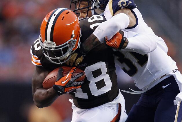 Browns Wide Receiver Greg Little Vows to Slow Down