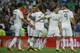 MADRID, SPAIN - AUGUST 22: Jese Rodriguez (2nd L) of Real Madrid CF celebrates scoring the team's fifth goal with teammates Alvaro B. Morata (L), Francisco Roman Alarcon (3d L), or Isco; Nacho Fernandez (2nd R) and Karim Benzema (R) during the Santiago Bernabeu Trophy match between Real Madrid CF and Al-Sadd at Estadio Santiago Bernabeu on August 22, 2013 in Madrid, Spain. (Photo by Gonzalo Arroyo Moreno/Getty Images)