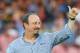 NAPLES, ITALY - JULY 29: SSC Napoli head coach Rafael Benitez greets the fans during the pre-season friendly match between SSC Napoli and Galatasaray at Stadio San Paolo on July 29, 2013 in Naples, Italy. (Photo by Paolo Bruno/Getty Images)