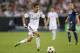 GLENDALE, AZ - AUGUST 01: Angel Di Maria #22 of Real Madrid controls the ball during the second half of the International Champions Cup match against the Los Angeles Galaxy at University of Phoenix Stadium on August 1, 2013 in Glendale, Arizona. (Photo by Christian Petersen/Getty Images)