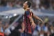MALAGA, SPAIN - AUGUST 25: Adriano Correia of FC Barcelona celebrates after scoring his team's opening goal during the La Liga match between Malaga CF and FC Barcelona at La Rosaleda Stadium on August 25, 2013 in Malaga, Spain. (Photo by Denis Doyle/Getty Images)
