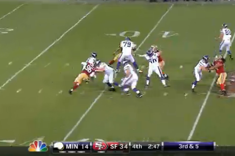 Corey Lemonier (No. 96), via NBC