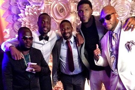 LeBron James and Dwyane Wade Attend Udonis Haslem's Wedding