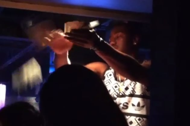 Watch John Wall 'Make It Rain' at Club