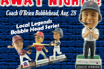 Photo: The State College Spikes Are Giving Away Bill O'Brien Bobbleheads