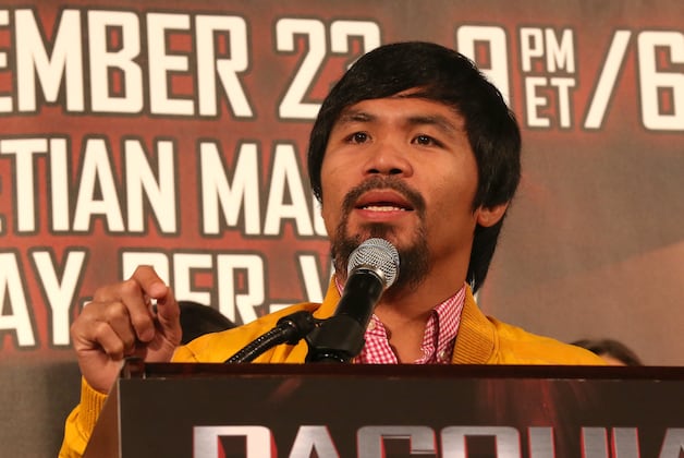 Pacquiao Sprains Ankle: Manila Standard Today