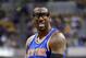 INDIANAPOLIS, IN - MAY 14: Amare Stoudemire #1 of the New York Knicks looks at a game offical after being called for a foul in the game against the Indiana Pacers during Game Four of the Eastern Conference Semifinals of the 2013 NBA Playoffs at Bankers Life Fieldhouse on May 14, 2013 in Indianapolis, Indiana. NOTE TO USER: User expressly acknowledges and agrees that, by downloading and or using this photograph, User is consenting to the terms and conditions of the Getty Images License Agreement. (Photo by Andy Lyons/Getty Images)