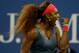 NEW YORK, NY - AUGUST 26: Serena Williams of the United States of America celebrates a point during her women's singles first round match against Francesca Schiavone of Italy on Day One of the 2013 US Open at USTA Billie Jean King National Tennis Center on August 26, 2013 in the Flushing neighborhood of the Queens borough of New York City. (Photo by Elsa/Getty Images)