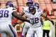 Aug 25, 2013; San Francisco, CA, USA; Minnesota Vikings outside linebacker Chad Greenway (52) stands on the field before the start of the game against the San Francisco 49ers at Candlestick Park. Mandatory Credit: Cary Edmondson-USA TODAY Sports