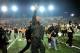 NASHVILLE, TN - NOVEMBER 17: Head coach James Franklin of the Vanderbilt Commodores holds up the VU sign after a 41-18 victory over the University of Tennessee at Vanderbilt Stadium on November 17, 2012 in Nashville, Tennessee. (Photo by Frederick Breedon/Getty Images)