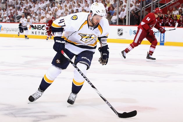 Former Predator Radulov Stripped of Captaincy in KHL
