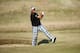 GULLANE, SCOTLAND - JULY 18: Darren Clarke of Northern Ireland hits his third shot on the 15th hole during the first round of the 142nd Open Championship at Muirfield on July 18, 2013 in Gullane, Scotland. (Photo by Andy Lyons/Getty Images)