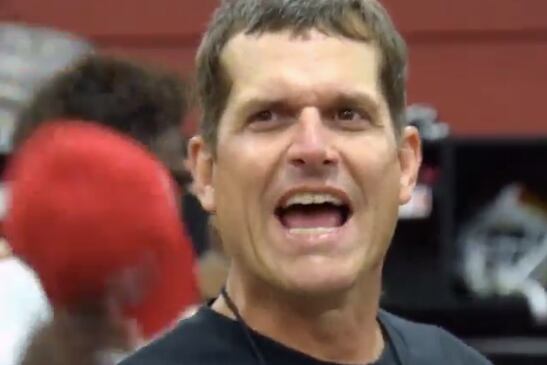 Video: San Francisco 49ers Coach Jim Harbaugh Gives Impassioned Speech