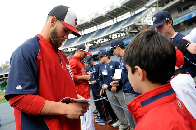 Bryce Harper's Message to Fans — the NFL and RG3 Can Wait, We're Still in It