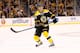 BOSTON, MA - JANUARY 19: Dougie Hamilton #27 of the Boston Bruins plays against the New York Rangers during the season opener game on January 19, 2013 at TD Garden in Boston, Massachusetts. (Photo by Jared Wickerham/Getty Images)