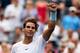 NEW YORK, NY - AUGUST 26: Rafael Nadal of Spain celebrates after defeating Ryan Harrison of the United States during their first round men's singles match on Day One of the 2013 US Open at USTA Billie Jean King National Tennis Center on August 26, 2013 in the Flushing neighborhood of the Queens borough of New York City. (Photo by Matthew Stockman/Getty Images)