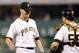Jul 29, 2013; Pittsburgh, PA, USA; Pittsburgh Pirates relief pitcher Vic Black (68) celebrates with catcher Russell Martin (55) after defeating the St. Louis Cardinals at PNC Park. The Pittsburgh Pirates won 9-2. Mandatory Credit: Charles LeClaire-USA TODAY Sports