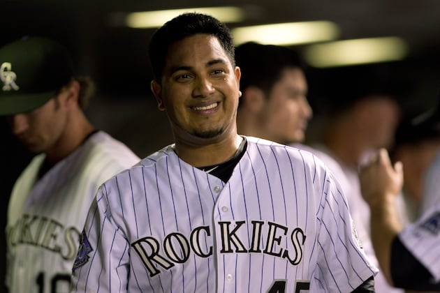 Jhoulys Chacin Takes No-Hitter into 7th, and Rockies Hold off Giants 5-4