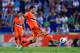 BARCELONA, SPAIN - AUGUST 24: Javi Fuego of Valencia CF in action during the La Liga match between RCD Espanyol and Valencia CF at Cornella-El Prat Stadium on August 24, 2013 in Barcelona, Spain. (Photo by David Ramos/Getty Images)