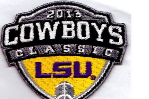 Photo: Here Are the 2013 Cowboys Classic Jersey Patches for LSU