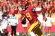 LOS ANGELES, CA - NOVEMBER 10: Marqise Lee #9 of the USC Trojans carries on a reverse against the Arizona State Sun Devils at the Los Angeles Memorial Coliseum on November 10, 2012 in Los Angeles, California. USC won 38-17. (Photo by Stephen Dunn/Getty Images)
