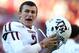 TUSCALOOSA, AL - NOVEMBER 10: Quarterback Johnny Manziel #2 of the Texas A&M Aggies celebrates after a touchdown during the game against the Alabama Crimson Tide at Bryant-Denny Stadium on November 10, 2012 in Tuscaloosa, Alabama. (Photo by Mike Zarrilli/Getty Images)