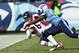 NASHVILLE, TN - NOVEMBER 4: Jay Cutler #6 of the Chicago Bears is tackled by Akeem Ayers #56 of the Tennessee Titans at LP Field on November 4, 2012 in Nashville, Tennessee. (Photo by Wesley Hitt/Getty Images)