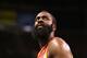 OKLAHOMA CITY, OK - MAY 01: James Harden #13 of the Houston Rockets during Game Five of the Western Conference Quarterfinals of the 2013 NBA Playoffs against the Oklahoma City Thunder at Chesapeake Energy Arena on May 1, 2013 in Oklahoma City, Oklahoma. The Rockets defeated the Thunder 107-100. NOTE TO USER: User expressly acknowledges and agrees that, by downloading and or using this photograph, User is consenting to the terms and conditions of the Getty Images License Agreement. (Photo by Christian Petersen/Getty Images)