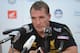 BANGKOK, THAILAND - JULY 28: Manager Brendan Rodgers of Liverpool FC during press conference for the international friendly match between Thailand and Liverpool at Rajamangala Stadium on July 28, 2013 in Bangkok, Thailand. (Photo by Thananuwat Srirasant/Getty Images)