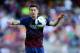 BARCELONA, SPAIN - AUGUST 18: Lionel Messi of FC Barcelona juggles the ball during the warm up prior to the La Liga match between FC Barcelona and Levante UD at Camp Nou on August 18, 2013 in Barcelona, Spain. (Photo by David Ramos/Getty Images)