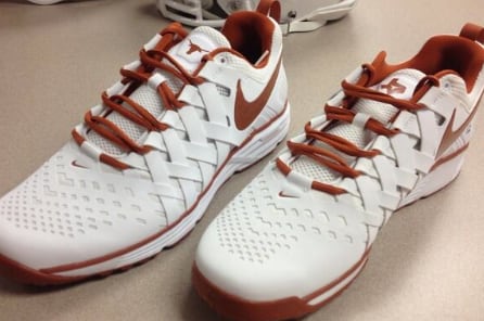 Photo: Texas Football Will Sport New Nike Kicks For Pregame Walkthrough