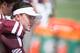 COLLEGE STATION, TX - AUGUST 31: Johnny Manziel #2 of Texas A&M Aggies waits on the bench during the first quarter of the game against the Rice Owls at Kyle Field on August 31, 2013 in College Station, Texas. (Photo by Scott Halleran/Getty Images)
