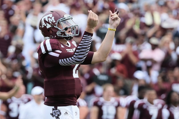 Rice vs. Texas A&M: Grading Johnny Manziel's Week 1 Performance