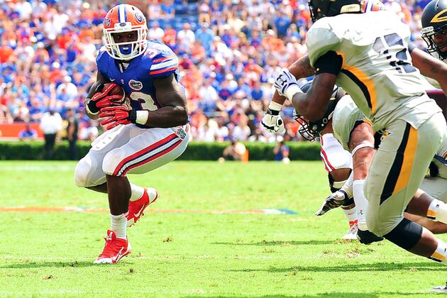 Florida Football: Mack Brown's Performance Suggests Gators RBs Among SEC's Best