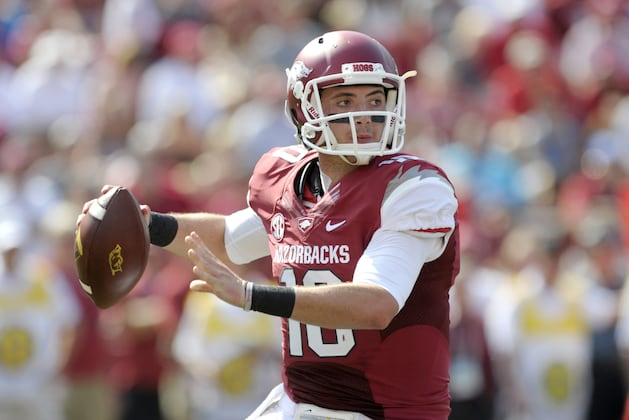 Allen Leads Arkansas to Opening Win