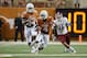 Sophomore Daje Johnson became a star with two breakaway touchdowns.