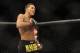Jan 26, 2013; Chicago, IL, USA; Anthony Pettis celebrates after defeating Donald Cerrone (not pictured) during UFC on FOX 6 at the United Center. Mandatory Credit: David Banks-USA TODAY Sports