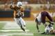 AUSTIN, TX - AUGUST 31: Daje Johnson #4 of the Texas Longhorns breaks free for a 24 yard touchdown run against the New Mexico State Aggies on August 31, 2013 at Darrell K Royal-Texas Memorial Stadium in Austin, Texas. (Photo by Cooper Neill/Getty Images)