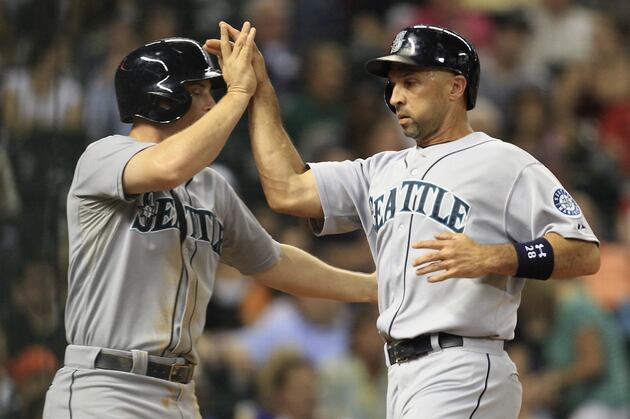 Raul Ibanez out vs Astros