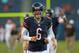 CHICAGO, IL - AUGUST 29: Jay Cutler #6 of the Chicago Bears participates in warm-ups before a game against the Cleveland Browns at Soldier Field on August 29, 2013 in Chicago, Illinois. (Photo by Jonathan Daniel/Getty Images)