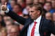 LIVERPOOL, ENGLAND - SEPTEMBER 01: Liverpool Manager Brendan Rodgers gestures during the Barclays Premier League match between Liverpool and Manchester United at Anfield on September 01, 2013 in Liverpool, England. (Photo by Alex Livesey/Getty Images)