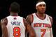 Carmelo Anthony will likely return to the more familiar SF spot this season, sharing time there with several teammates.
