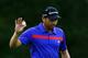NORTON, MA - SEPTEMBER 01: Sergio Garcia of Spain holds up his ball after putting for birdie on the 15th green during the third round of the Deutsche Bank Championship at TPC Boston on September 1, 2013 in Norton, Massachusetts. (Photo by Jared Wickerham/Getty Images)