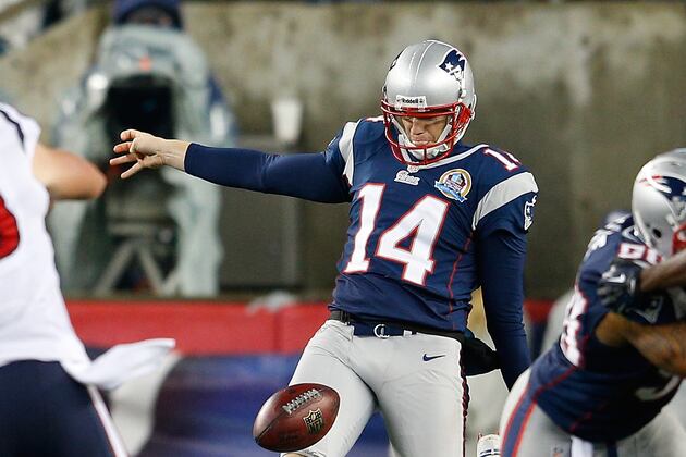 Report: Steelers Sign Former Patriots' Punter Mesko
