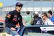 Nov 18, 2012; Austin, TX, USA; Formula One driver Daniel Ricciardo (16) is introduced before the start of the United States Grand Prix at the Circuit of the Americas. Mandatory Credit: Jerome Miron-USA TODAY Sports