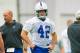 INDIANAPOLIS, IN - MAY 11: John Boyett #42 of the Indianapolis Colts walks on the field during Indianapolis Colts Rookie camp at Indiana Farm Bureau Football Center on May 11, 2013 in Indianapolis, Indiana. (Photo by Michael Hickey/Getty Images)