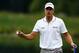 NORTON, MA - SEPTEMBER 02: Henrik Stenson of Sweden holds up his ball after putting for par on the 16th green during the final round of the Deutsche Bank Championship at TPC Boston on September 2, 2013 in Norton, Massachusetts. (Photo by Jared Wickerham/Getty Images)