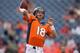 DENVER, CO - AUGUST 24: Quarterback Peyton Manning #18 of the Denver Broncos in action before playing the St. Louis Rams at Sports Authority Field at Mile High on August 24, 2013 in Denver, Colorado. (Photo by Justin Edmonds/Getty Images)