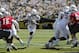 Aug 31, 2013; Eugene, OR, USA; Oregon Ducks running back De'Anthony Thomas (6) runs the ball against the Nicholls State Colonels at Autzen Stadium. Mandatory Credit: Scott Olmos-USA TODAY Sports